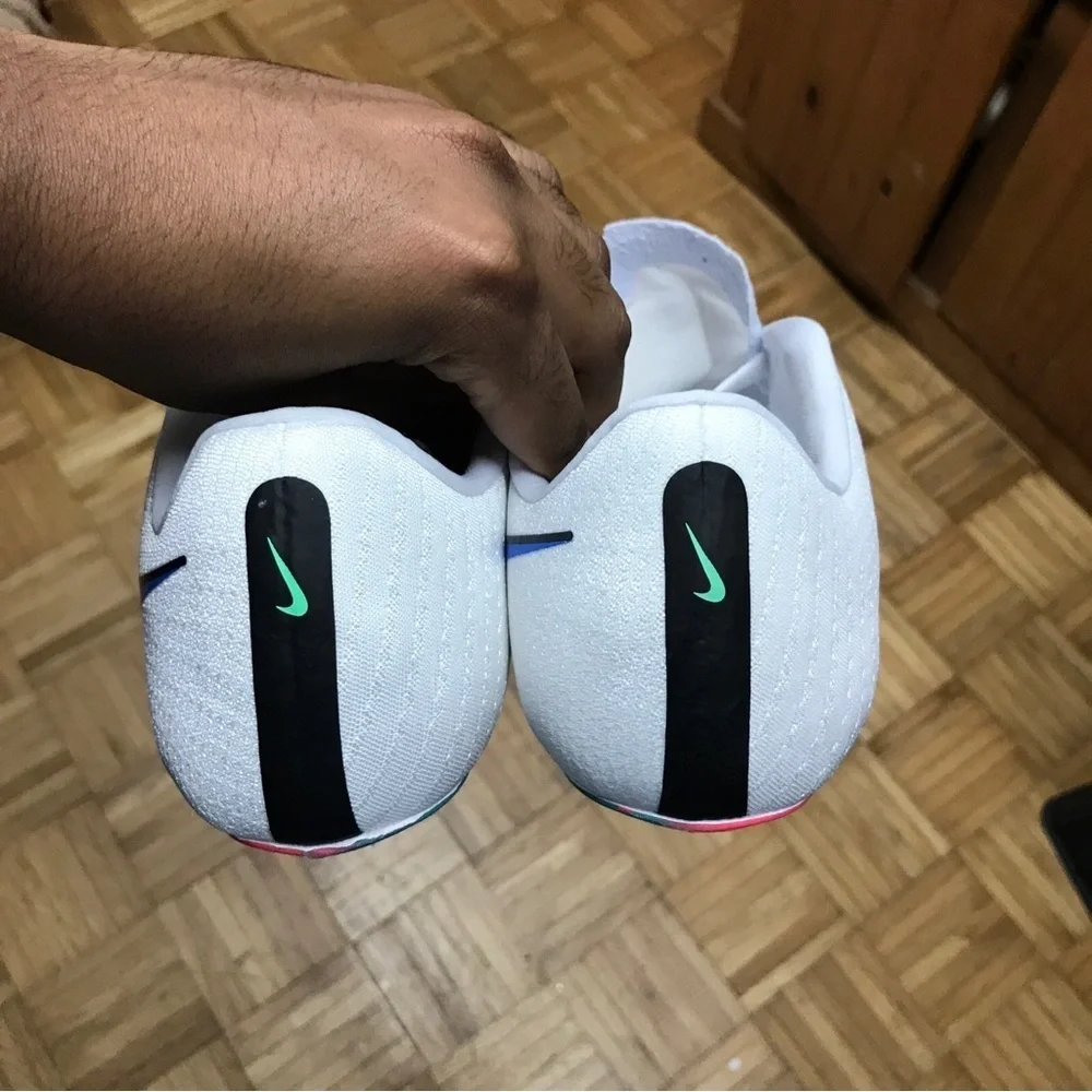 Nike Zoom JA Fly 3 Men's Track Shoes 'White Ombre' Size 12.5 (Missing Spikes) - Picture 3 of 11
